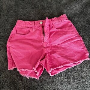 Old Navy Bright Pink Jean Shorts